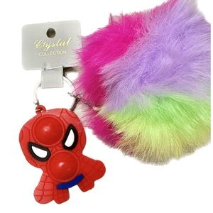 Spider-Man Pop It Pom Key Chain